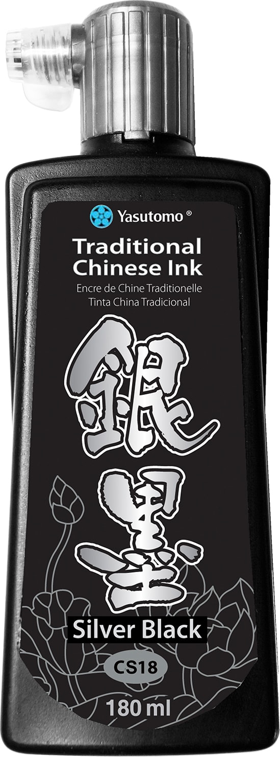 CHINESE INK 180ML METALLIC SILVER