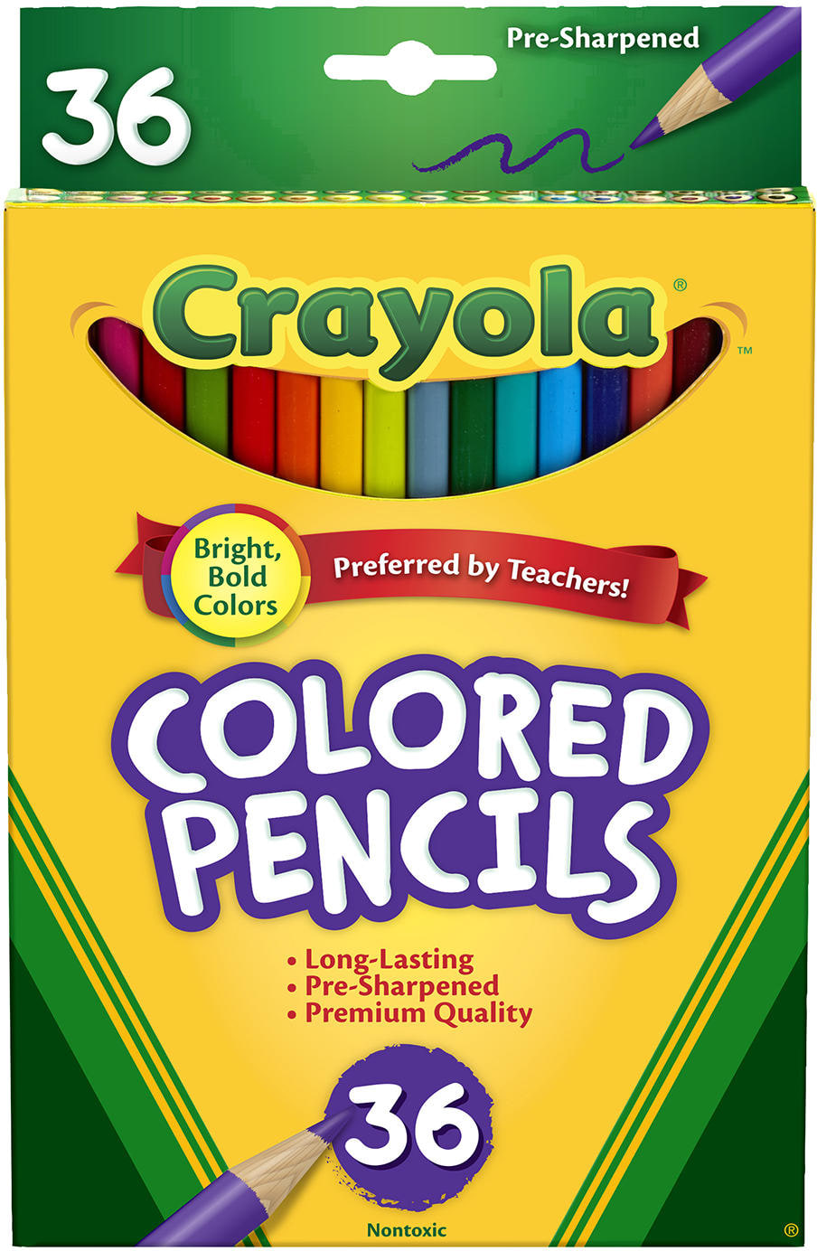 CRAYOLA COLOR PENCIL 36CT (6)
