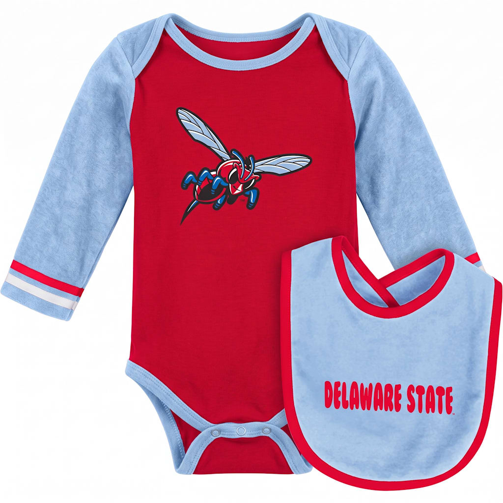 Delaware State University Infant Bodysuit And Bib Set