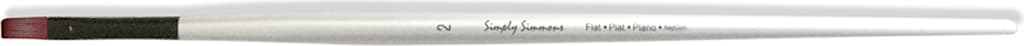 SIMPLY SIMMONS BRUSH EXTRA FIRM FLAT 2 LONG HANDLE