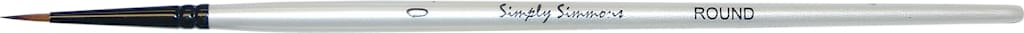 SIMPLY SIMMMONS BRUSH ROUND 0 SHORT HANDLE