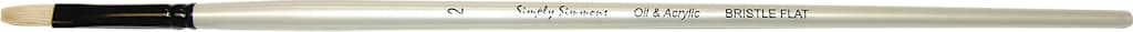 SIMPLY SIMMONS BRUSH BRISTLE FLAT 2 LONG HANDLE
