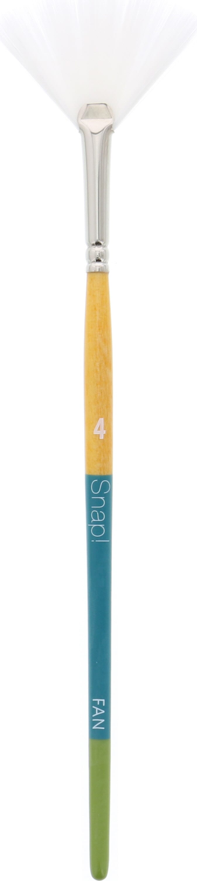 SNAP WHITE TAKLON FAN 4 SHORT HANDLE