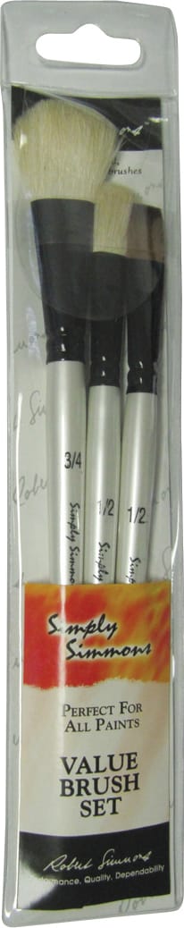 SIMPLY SIMMONS BRUSH MOP UP SET 3 PIECE