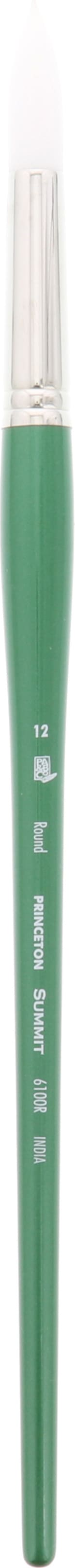 SUMMIT WHITE SYNTHETIC BRISTLE ROUND 12 LONG HANDLE
