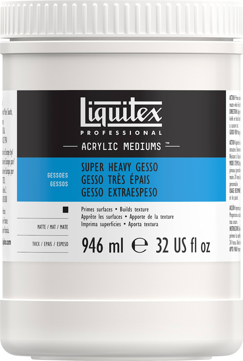 Super Heavy Body Gesso 32 Oz