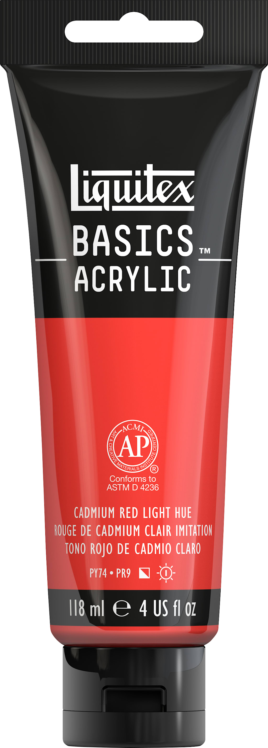 Basics 4oz Cadmium Red Light