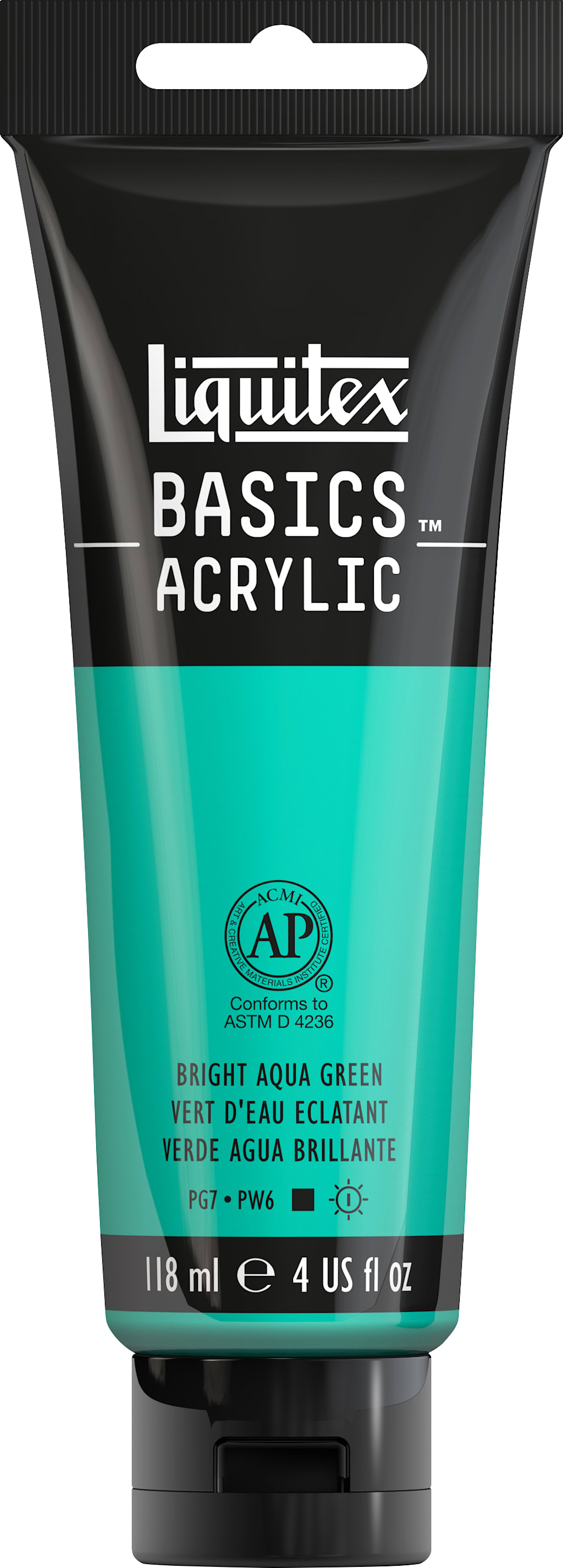 Basics 4oz Bright Aqua Green