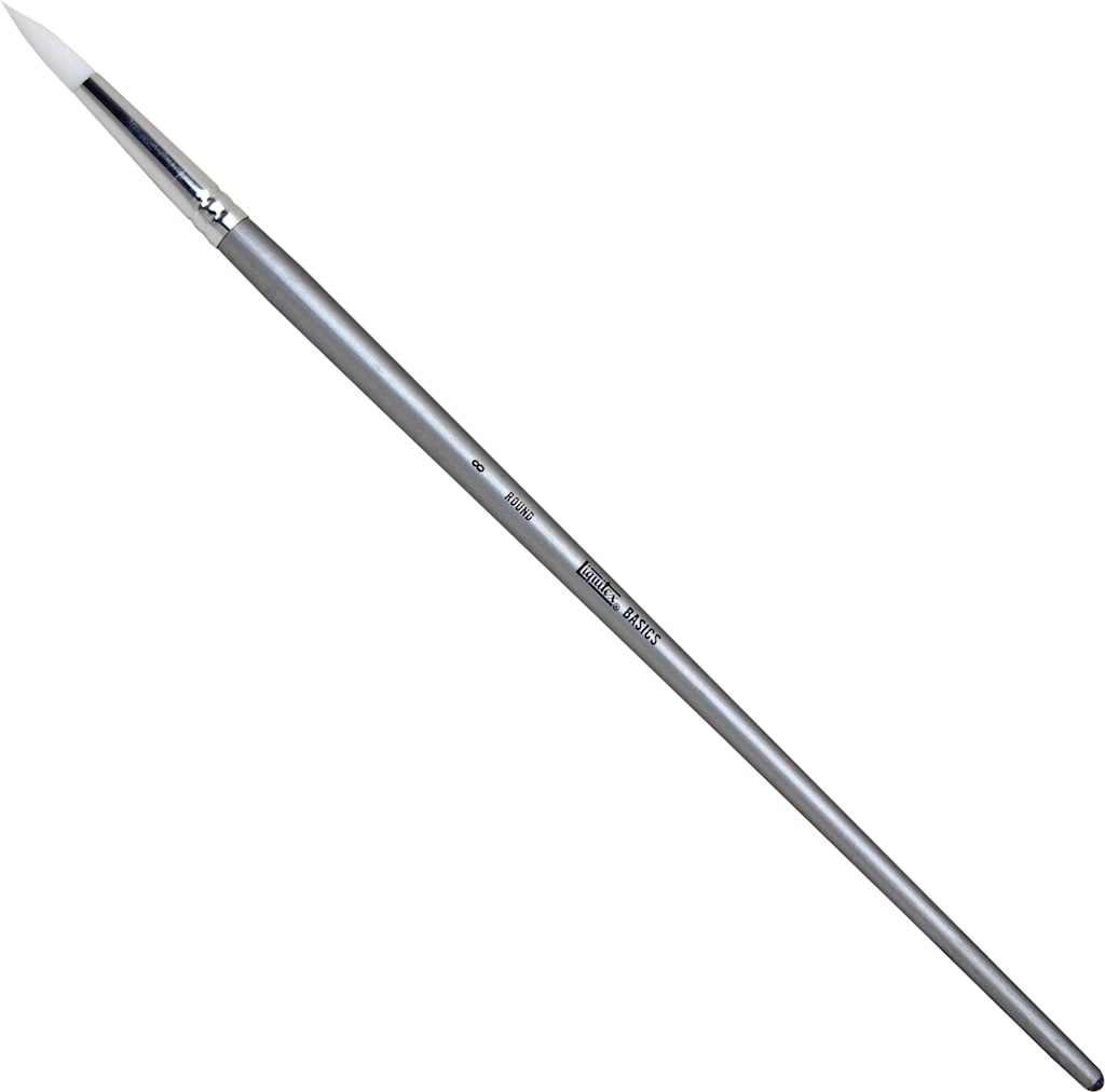 BASICS BRUSH ROUND #8 LONG HANDLE