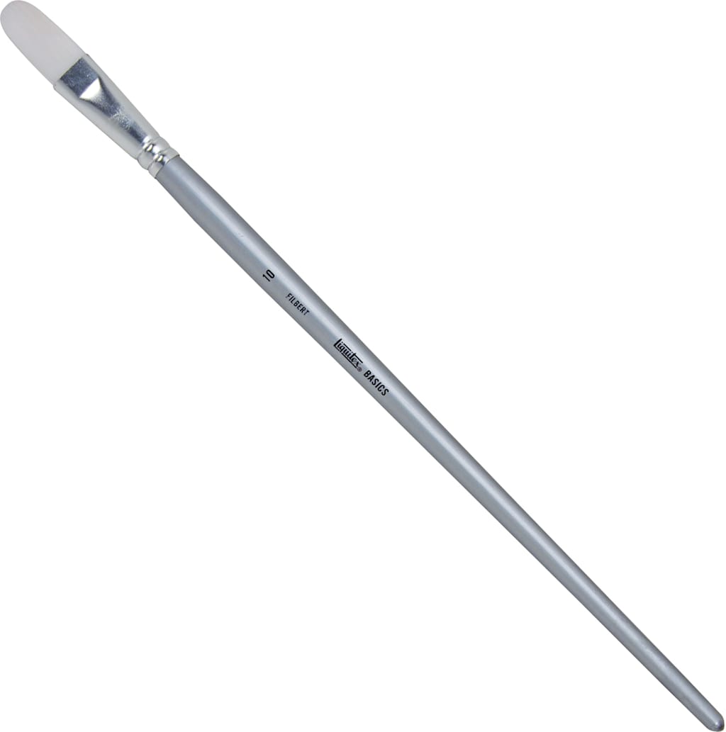 BASICS BRUSH FILBERT #10 LONG HANDLE