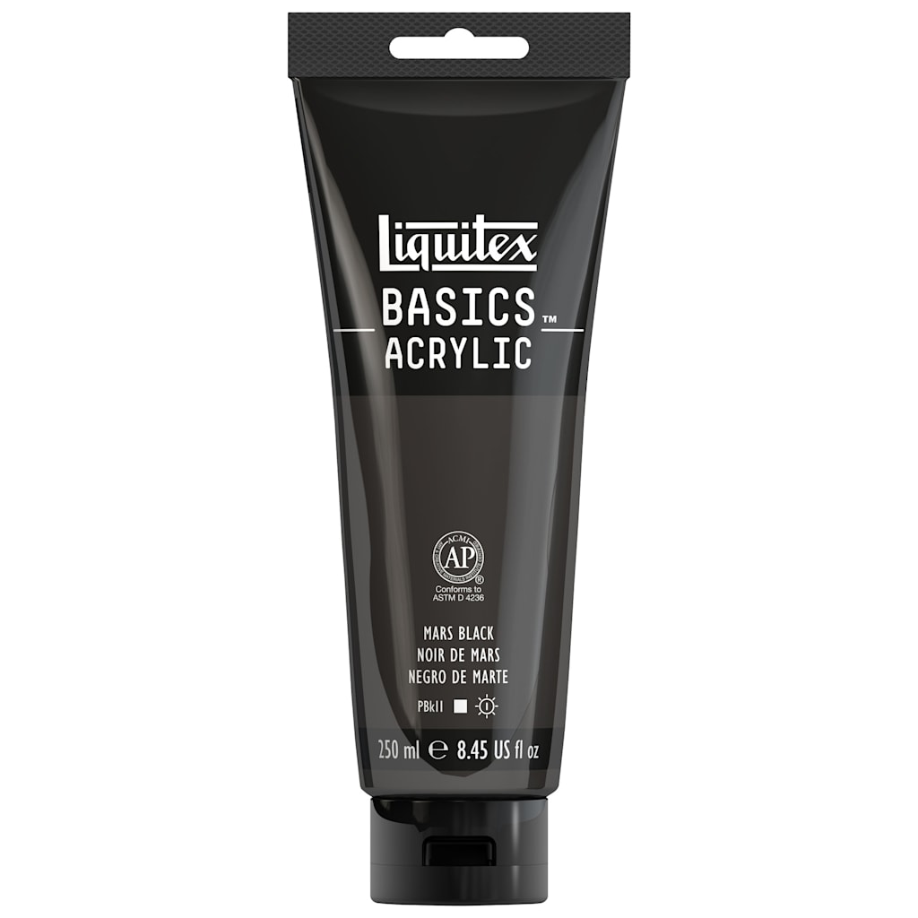 BASICS ACRYLIC 250ML MARS BLACK