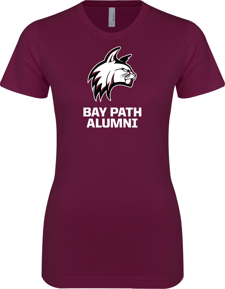 Bay Path Next Level Ladies SoftStyle Junior Fitted Tee Alumni - ONLINE ONLY