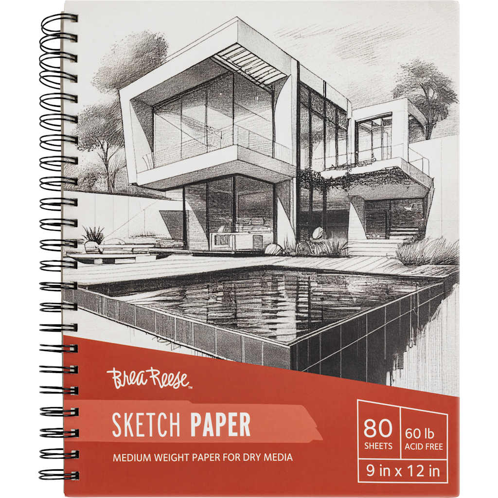 BR SKETCH PAPER 9x12 80Sh Sp