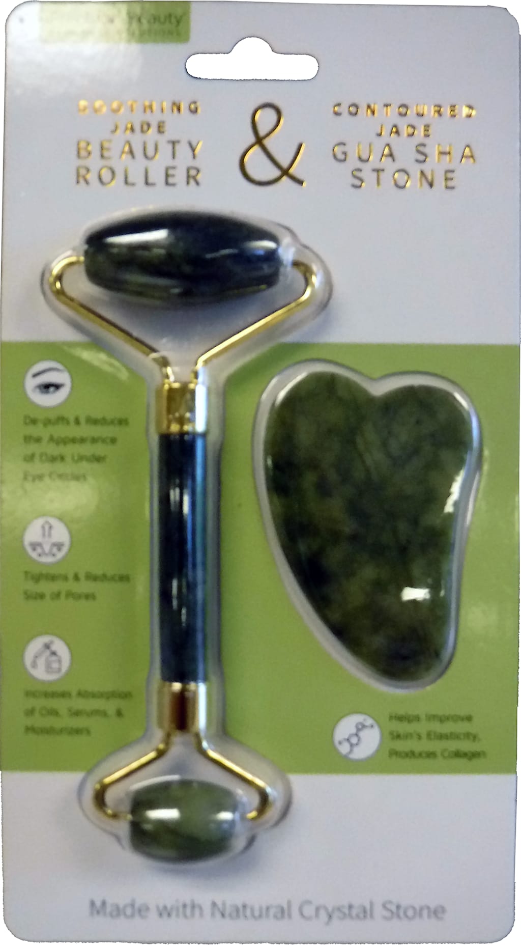 Precision Beauty - Jade Beauty Roller and Gua Sha Stone