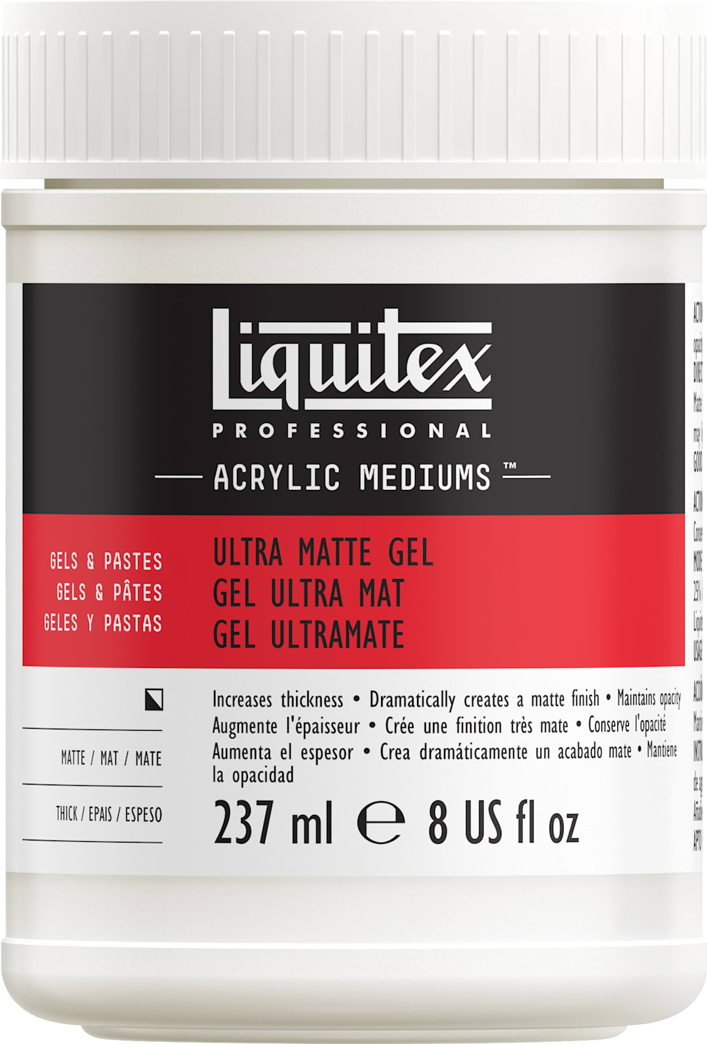 Ultra Matte Gel Medium Opaque 8oz