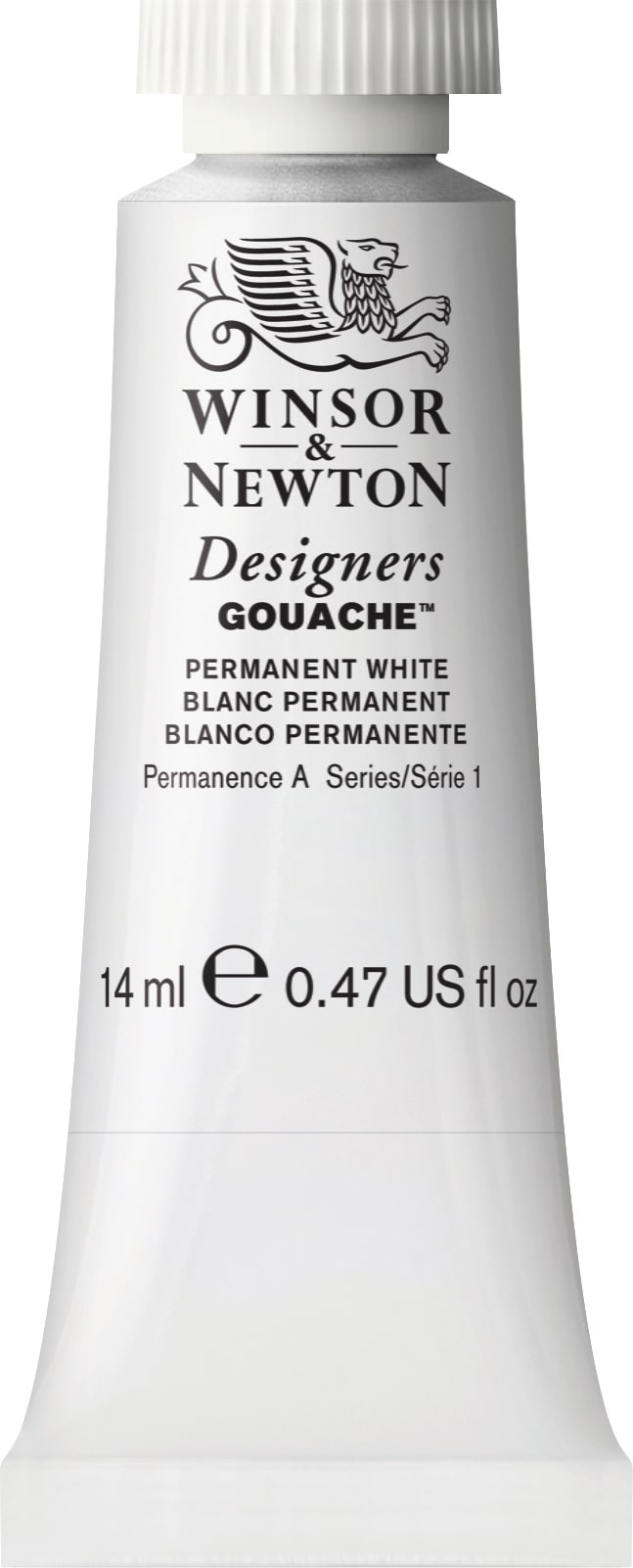 DESIGNERS GOUACHE 14 ML TUBE PERMANENT WHITE