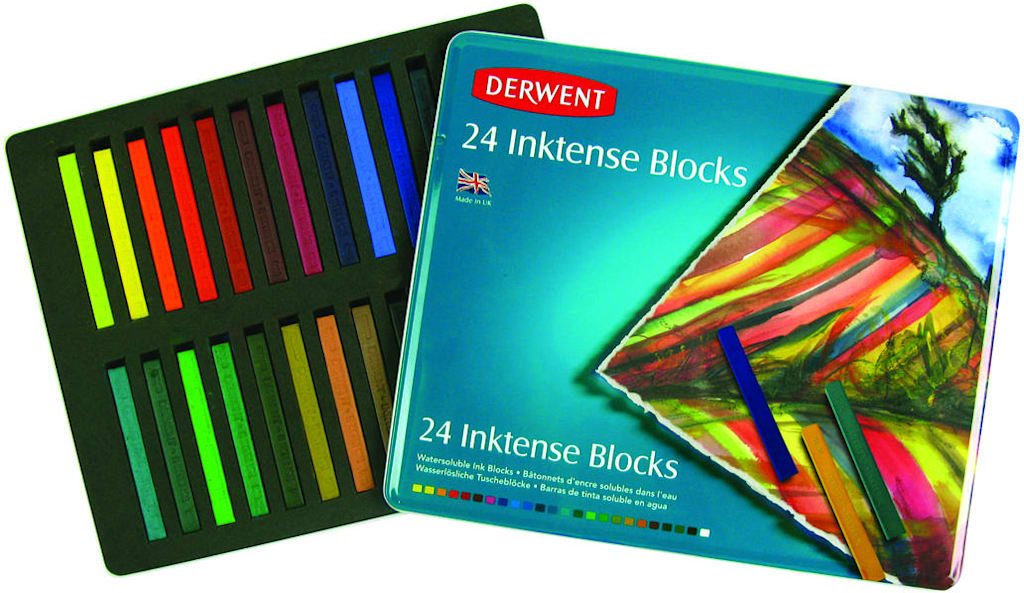 Derwent Inktense Block 24 Tin