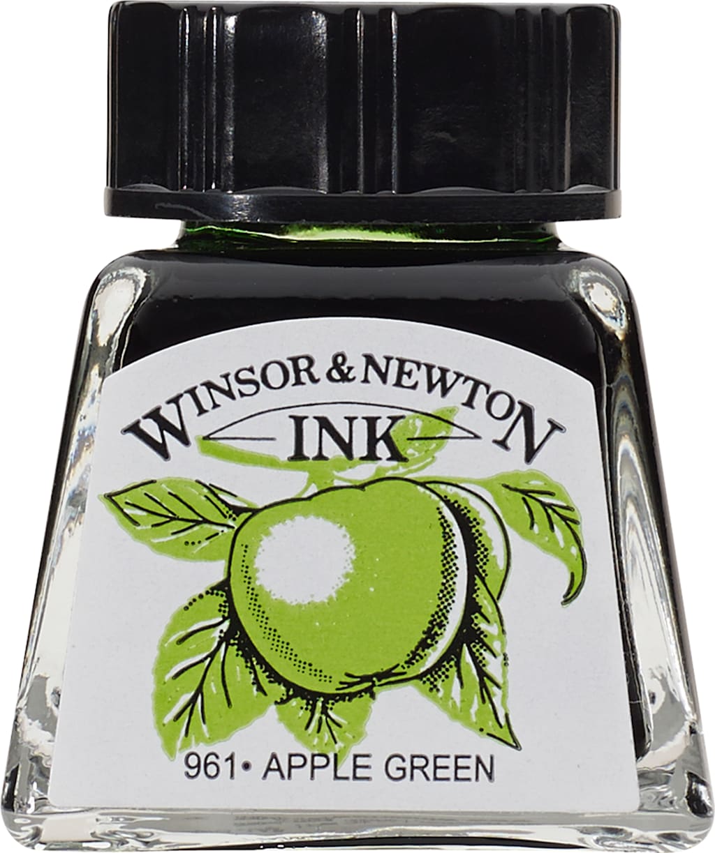 DRAWING INK 1/2 OZ APPLE GREEN