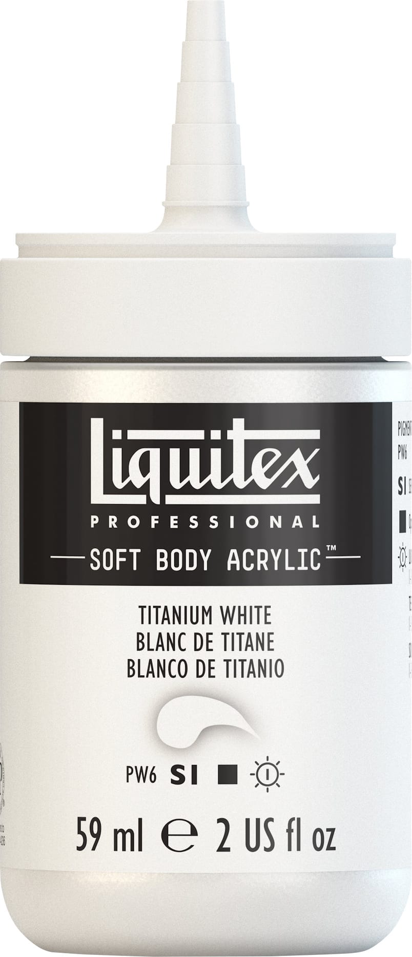 PROFESSIONAL SOFT BODY ACRYLIC 59ML TITANIUM WHITE