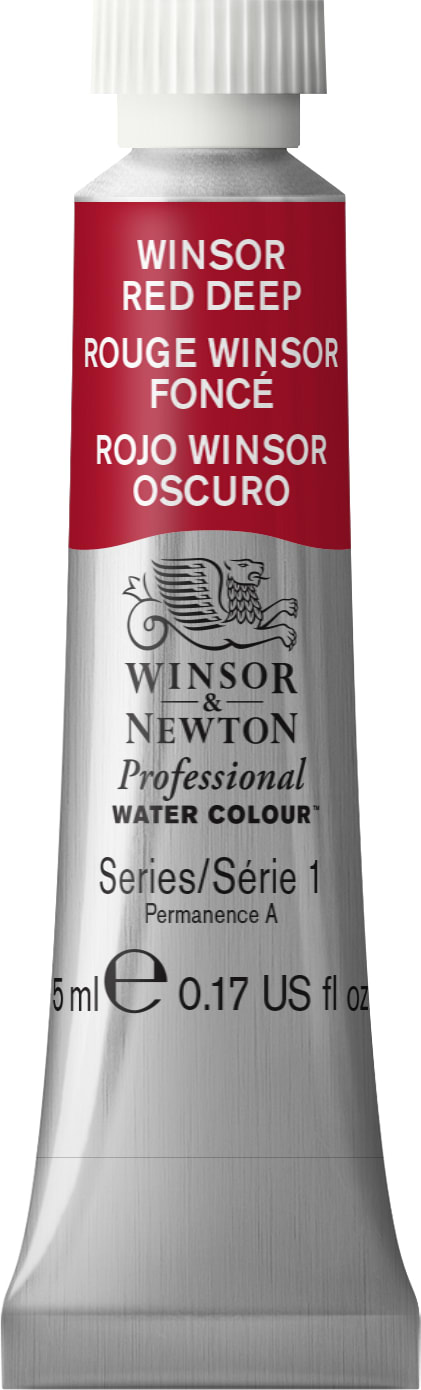 Professional Watercolor 5mL Winsor Red Deep