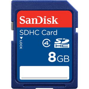 SD CARD SANDISK 8GB