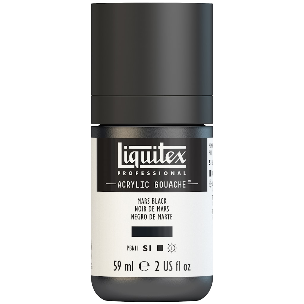 ACRYLIC GOUACHE 59ML MARS BLACK