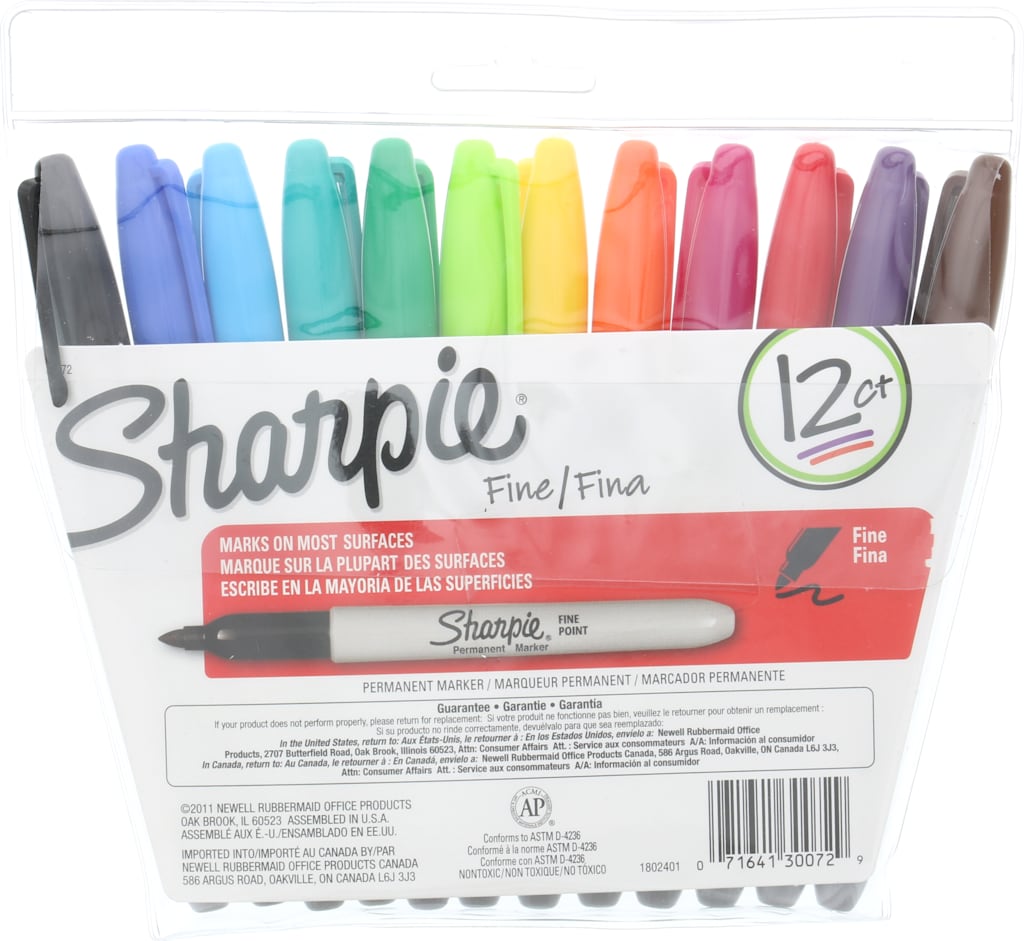 12 COLOR SHARPIE SET