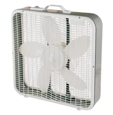 20 3 SPEED BOX FAN WHITE