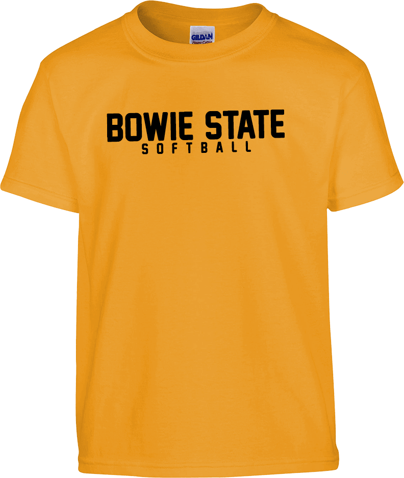 Bowie State Youth T Shirt Softball - ONLINE ONLY