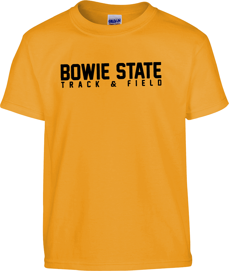 Bowie State Youth T Shirt Track and Field - ONLINE ONLY