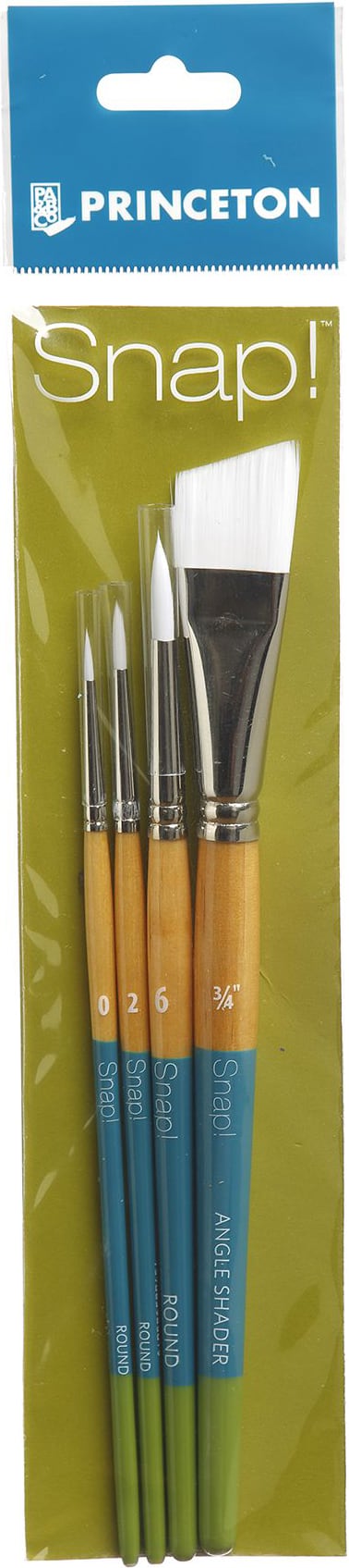 SNAP WHITE TAKLON SET  4/PACK SHORT HANDLE