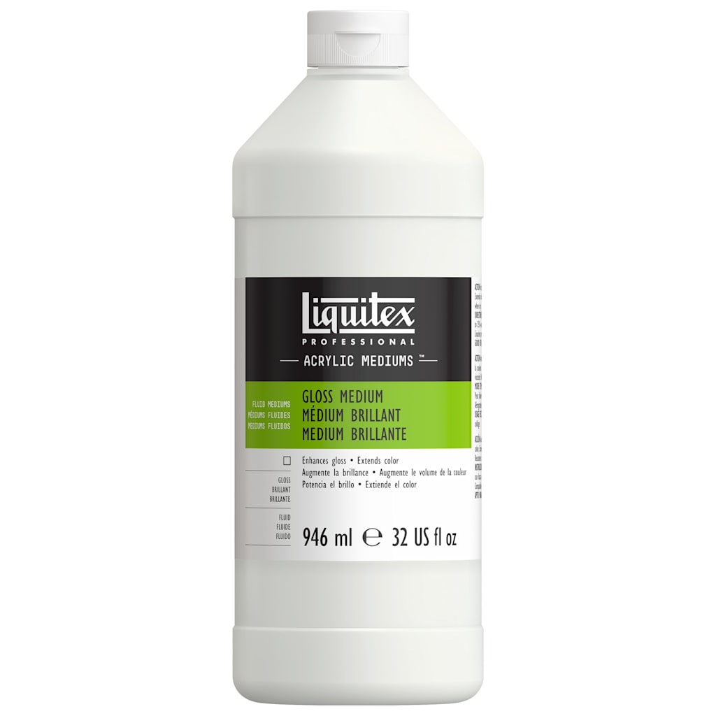 LIQUITEX GLOSS POLYMER MEDIUM 32OZ