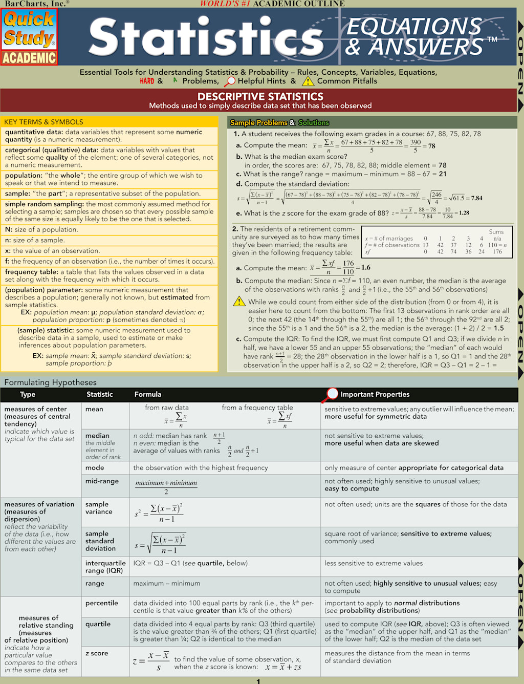 STATISTICS E&A
