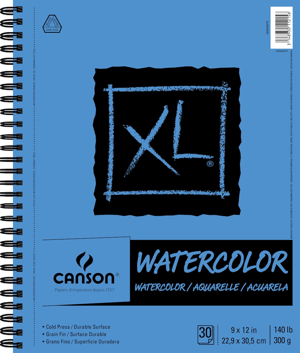 XL W/COLOR PAD,9X12 S/BOUND 30