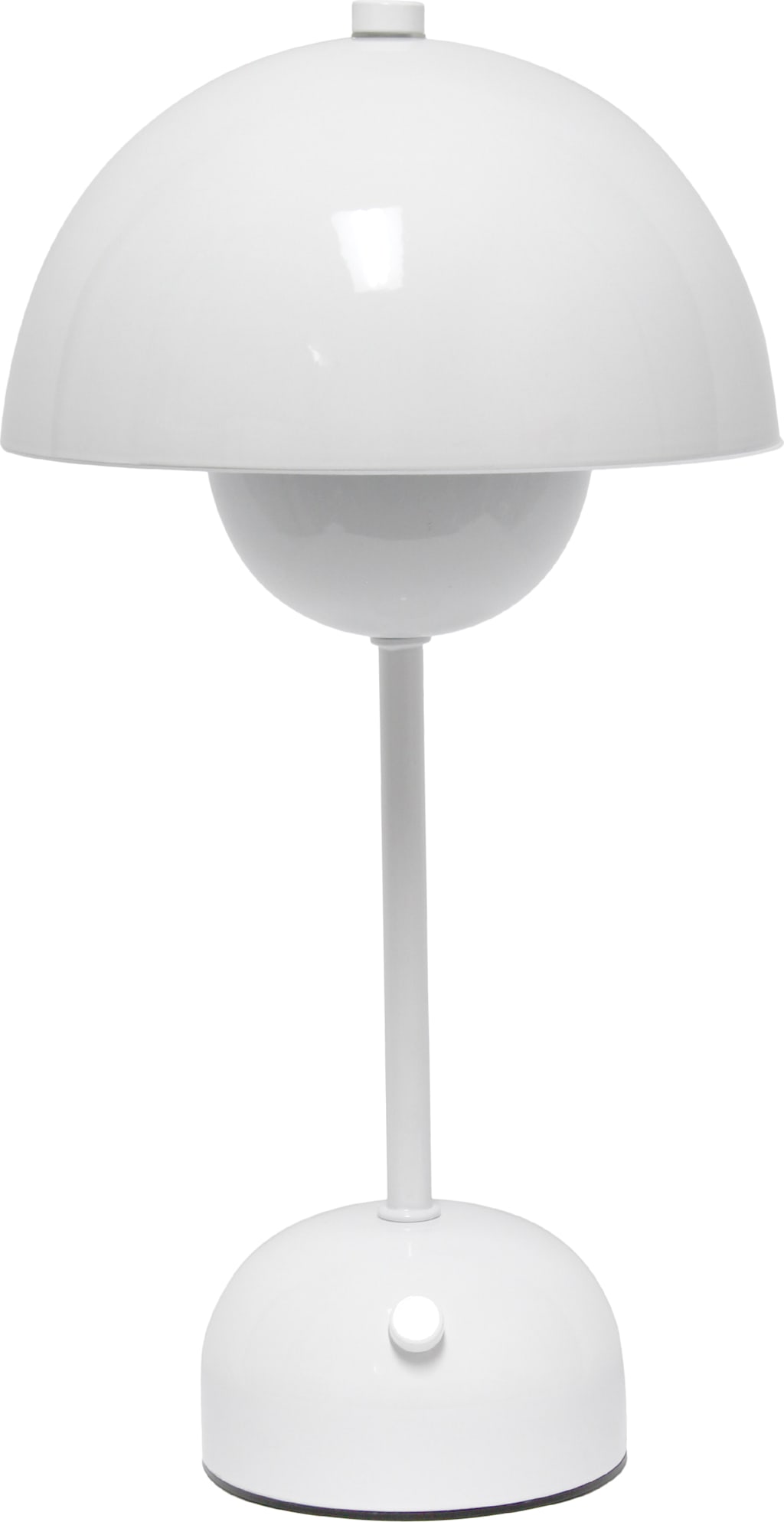 Simple Designs 11.8 Mushroom Magic Dimming LED Touch Stick Lamp, Portable & Rechargeable