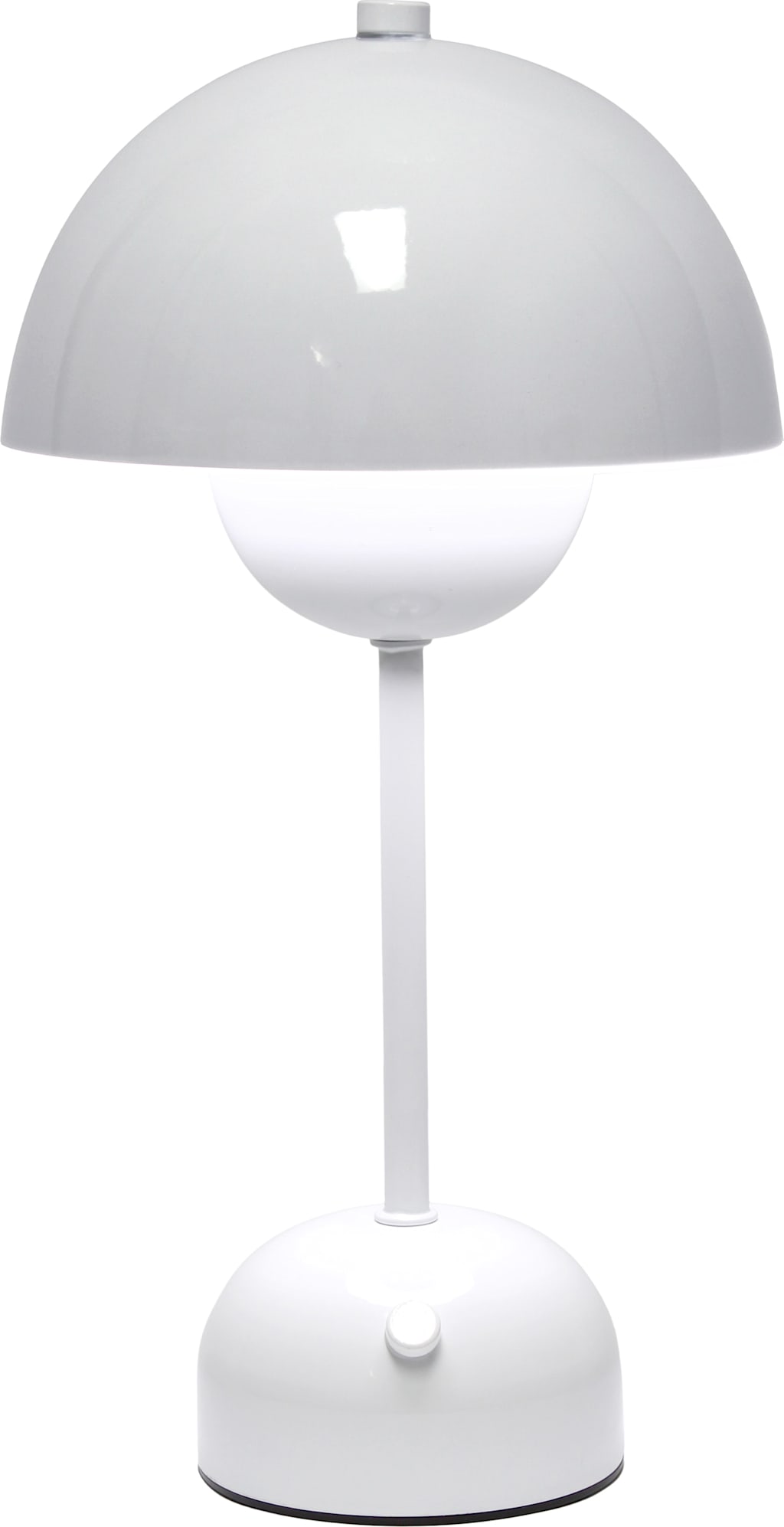 Simple Designs 11.8 Mushroom Magic Dimming LED Touch Stick Lamp, Portable & Rechargeable