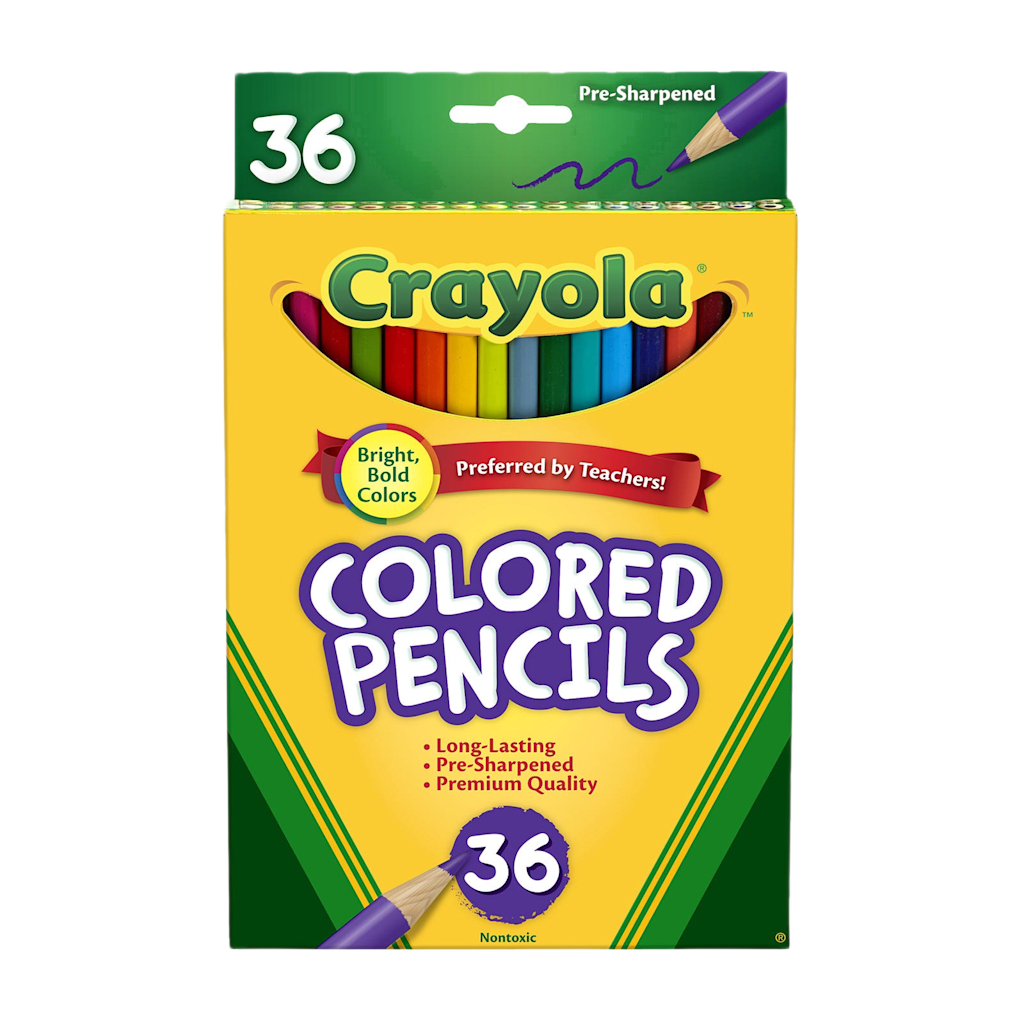 CRAYOLA COLOR PENCIL 36CT (6)