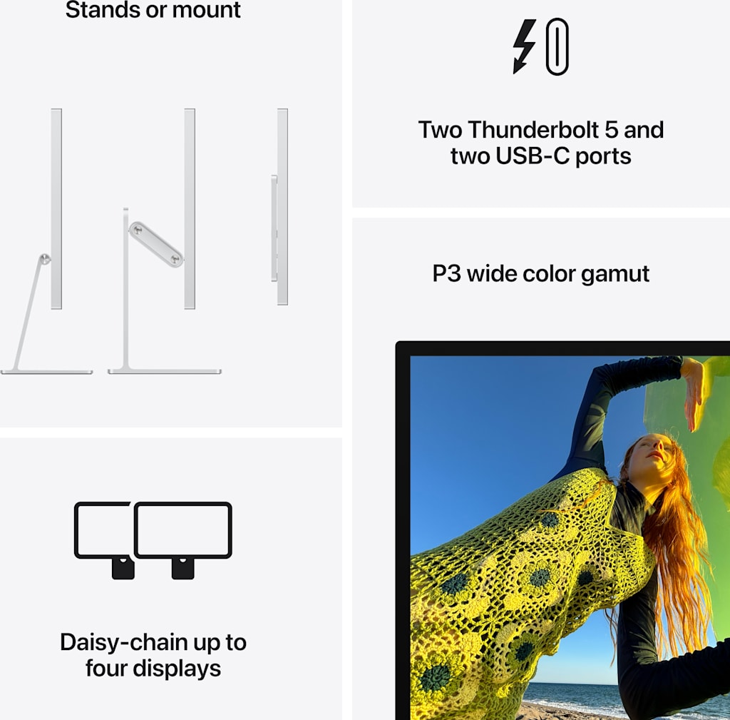 Apple Studio Display - Standard glass - Tilt-adjustable stand