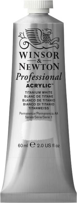 ARTIST ACRYLIC COLORS 60ML TITANIUM WHITE