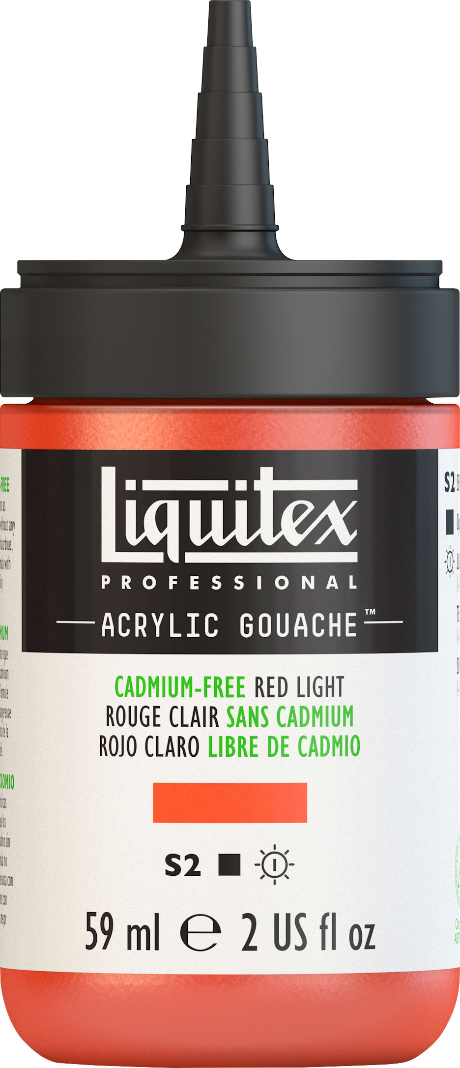 ACRYLIC GOUACHE 59ML CADMIUM FREE RED LIGHT