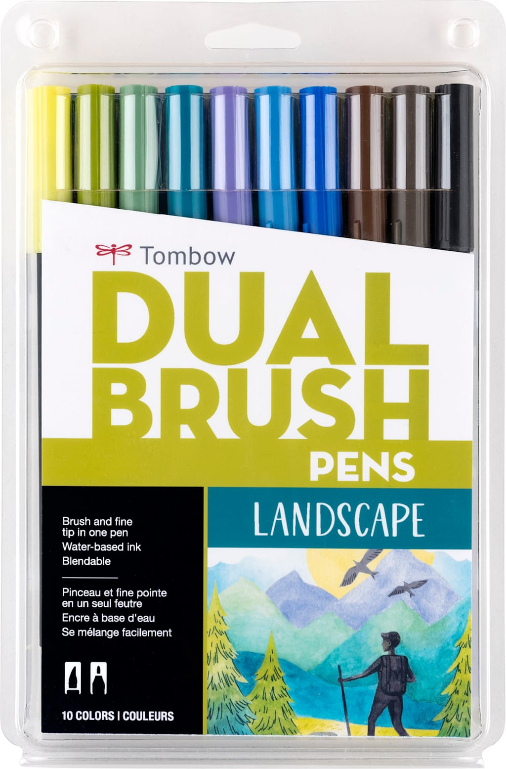 ABT DUAL BRUSH SET 10/LANDSCAPE