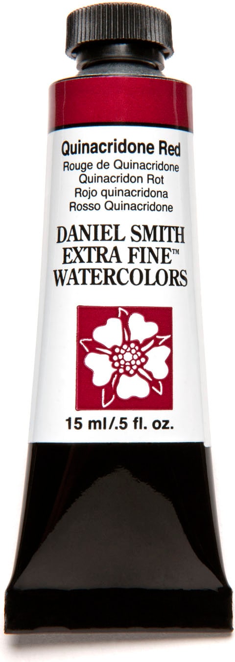 DANIEL SMITH WATERCOLOR 15ML QUINACRIDONE RED