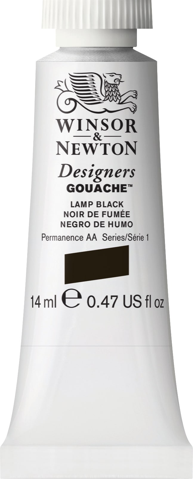 Designer Gouache 14mL Lamp Black