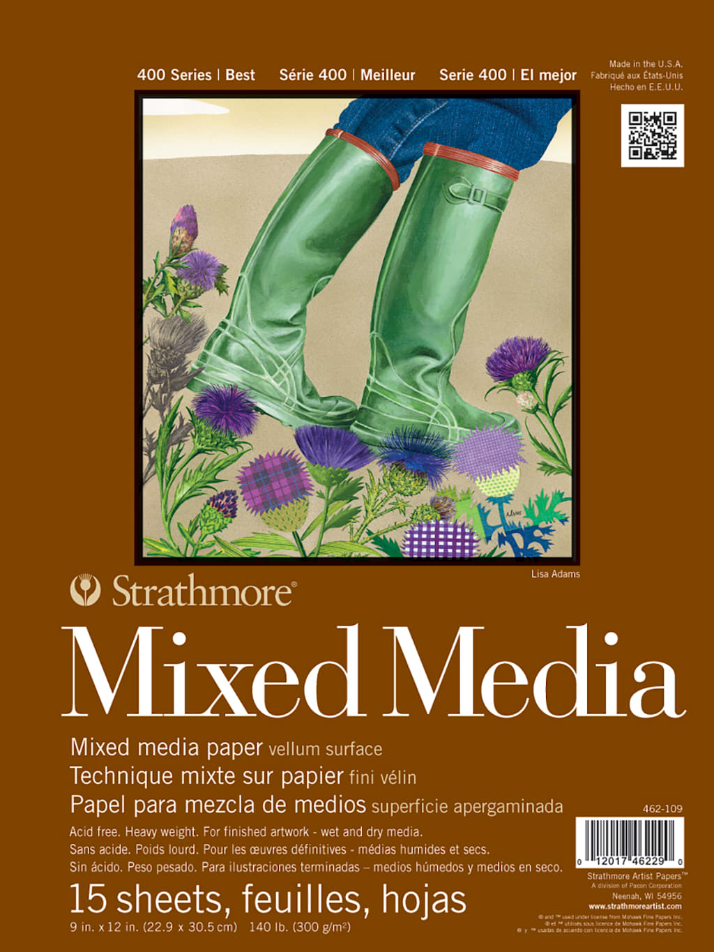 MIX MEDIA PAD 140# 15SH 9X12