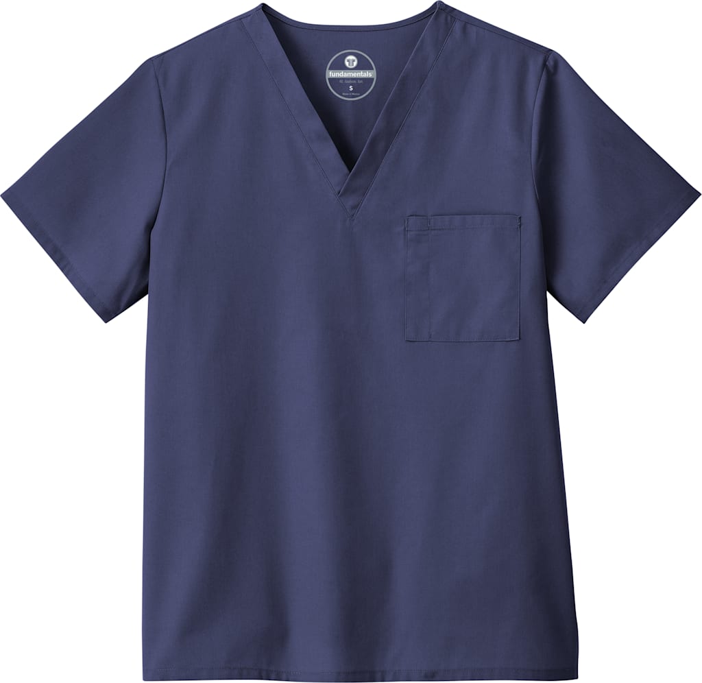 VNECK SCRUB TOP NAVY