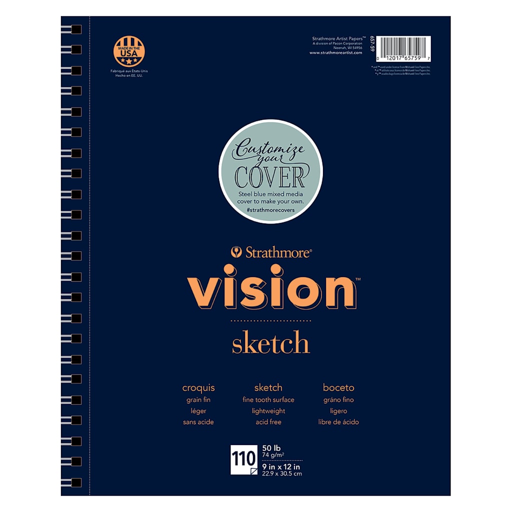 VSN SKTCH PAD 9X12 110SH(6)