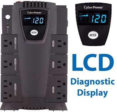 DESKTOP 600VA CP LCD UPS - ONLINE ONLY