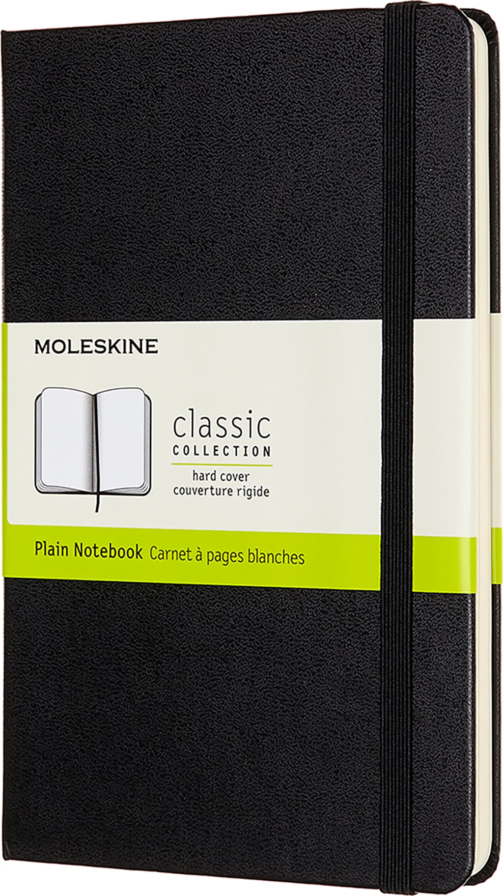 Moleskine Classic Notebook, Plain, Hard Cover (5 x 8.25)