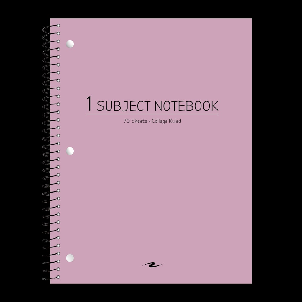 NOTEBOOK 10.5X8 70SH 1 SUB LAV