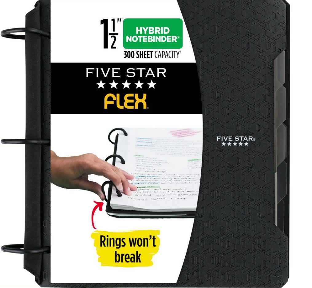5 STAR FLEX NOTEBOOK 10.75X11.5IN